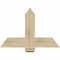 Ekena Millwork Eugene Rough Sawn Timber Gable Bracket, Douglas Fir, 36"W x 24"H x 2"D x 6"F, 16/12 Pitch GBW036X24X0206EUG00RDF - alternate 1